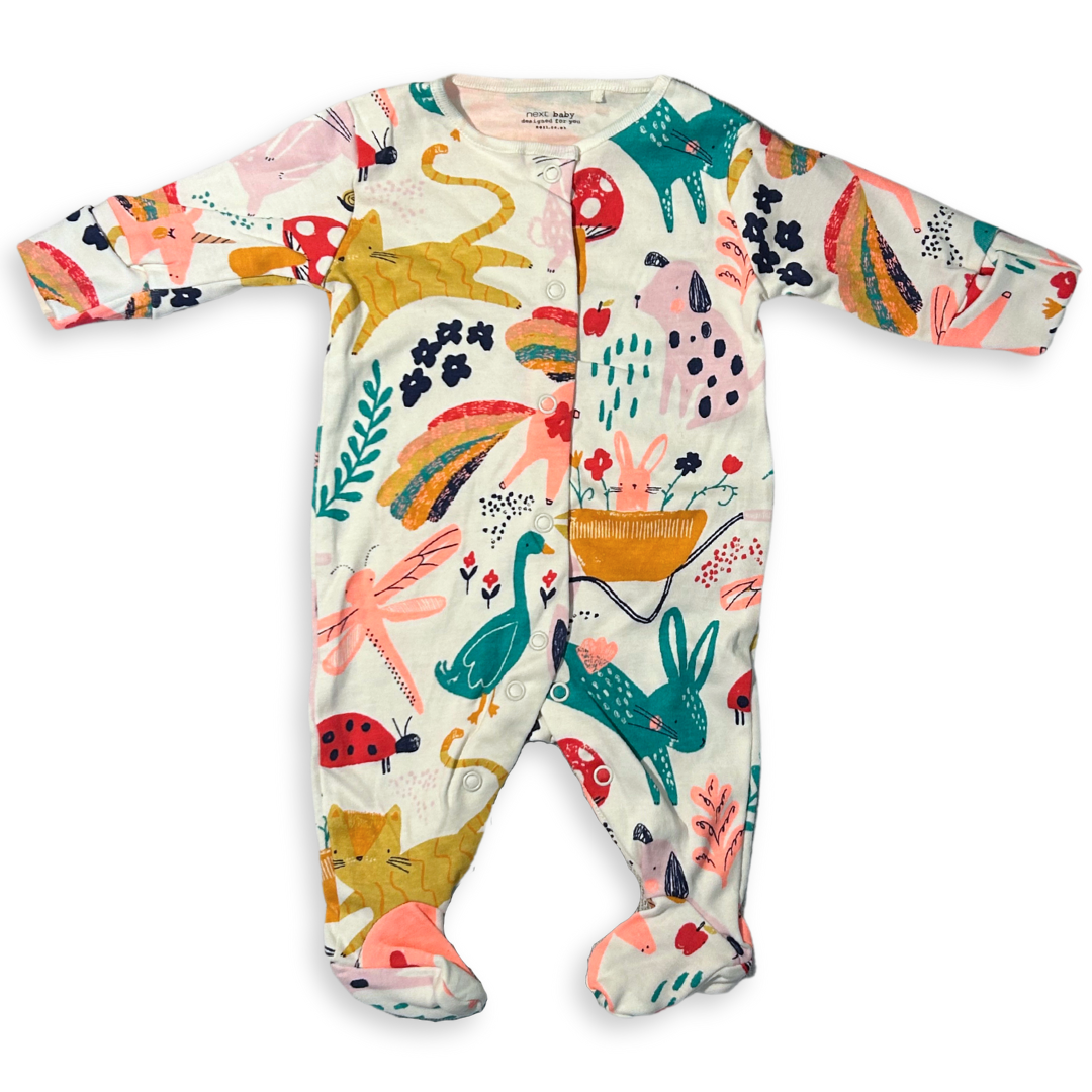 Next Baby Neon Jungle Onesie (<1 Month)