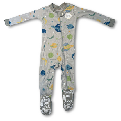 Burt’s Bees Grey Space Onesie (12 Months)