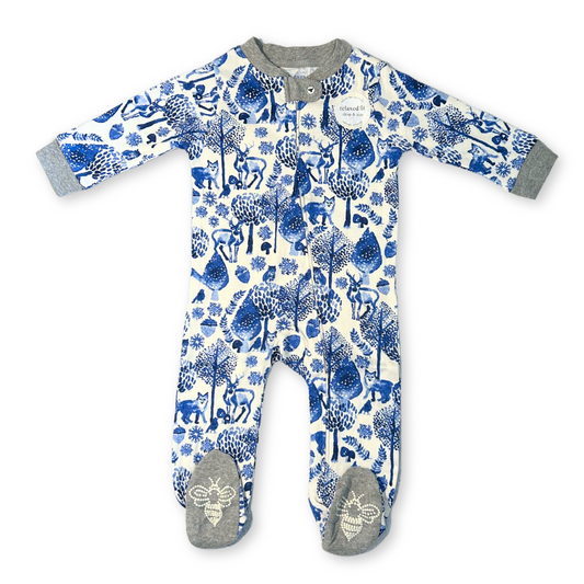 Burt’s Bees Blue Forest Onesie (3-6 Months)