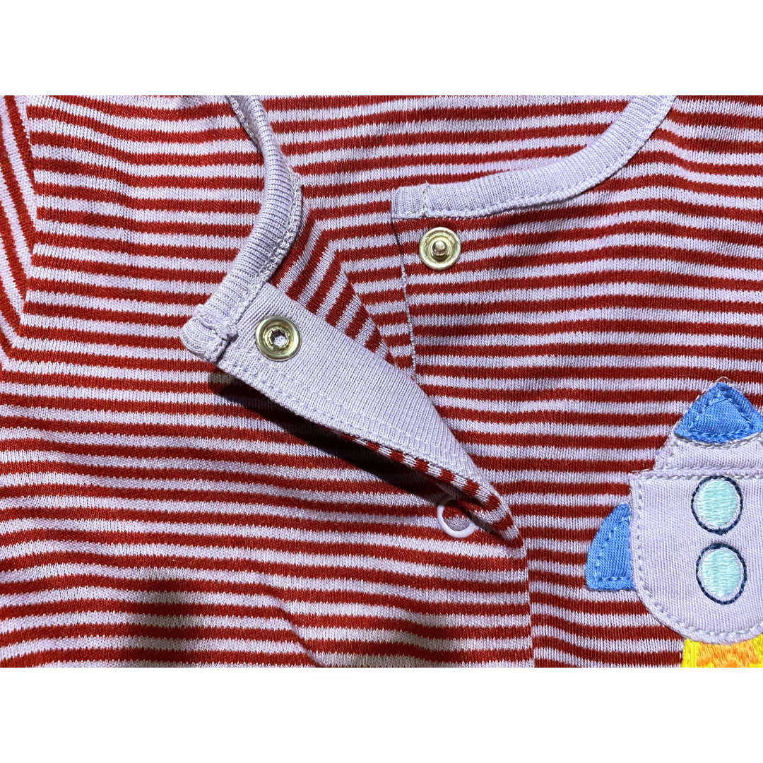 Next Baby Striped Rocket Onesie (<1, 3-6, 9-12, 12-18 Months)