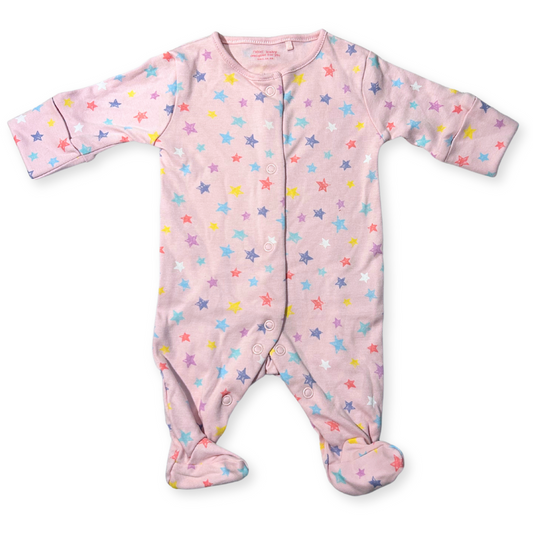 Next Baby Pink Star Onesie (First Size, 9-12 Months)