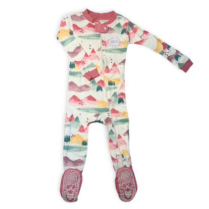 Burt’s Bees Pink Mountain Onesie (18 Months)