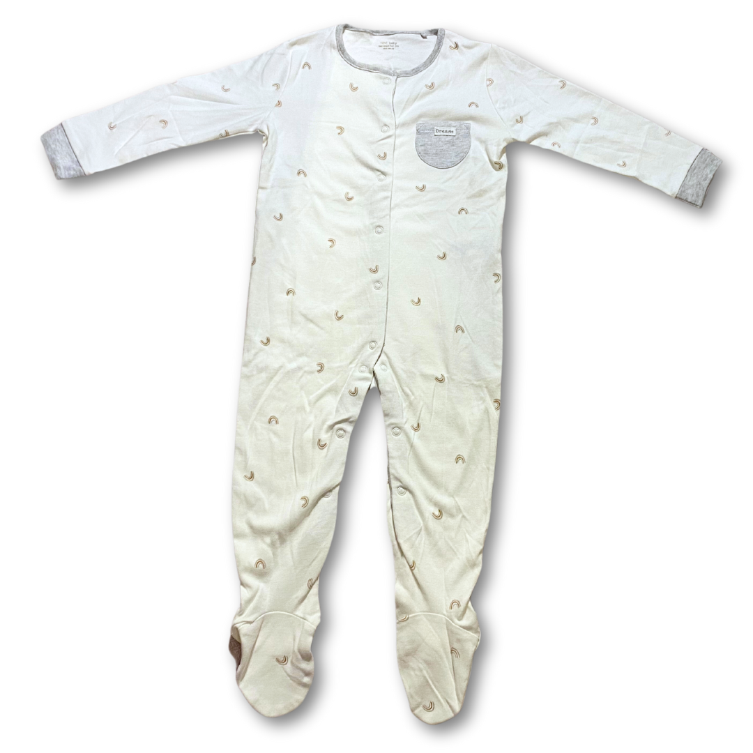 Next Baby Rainbows Onesie (<5lbs, 9-12 Months)