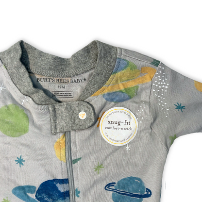 Burt’s Bees Grey Space Onesie (12 Months)