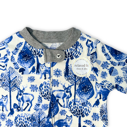 Burt’s Bees Blue Forest Onesie (3-6 Months)