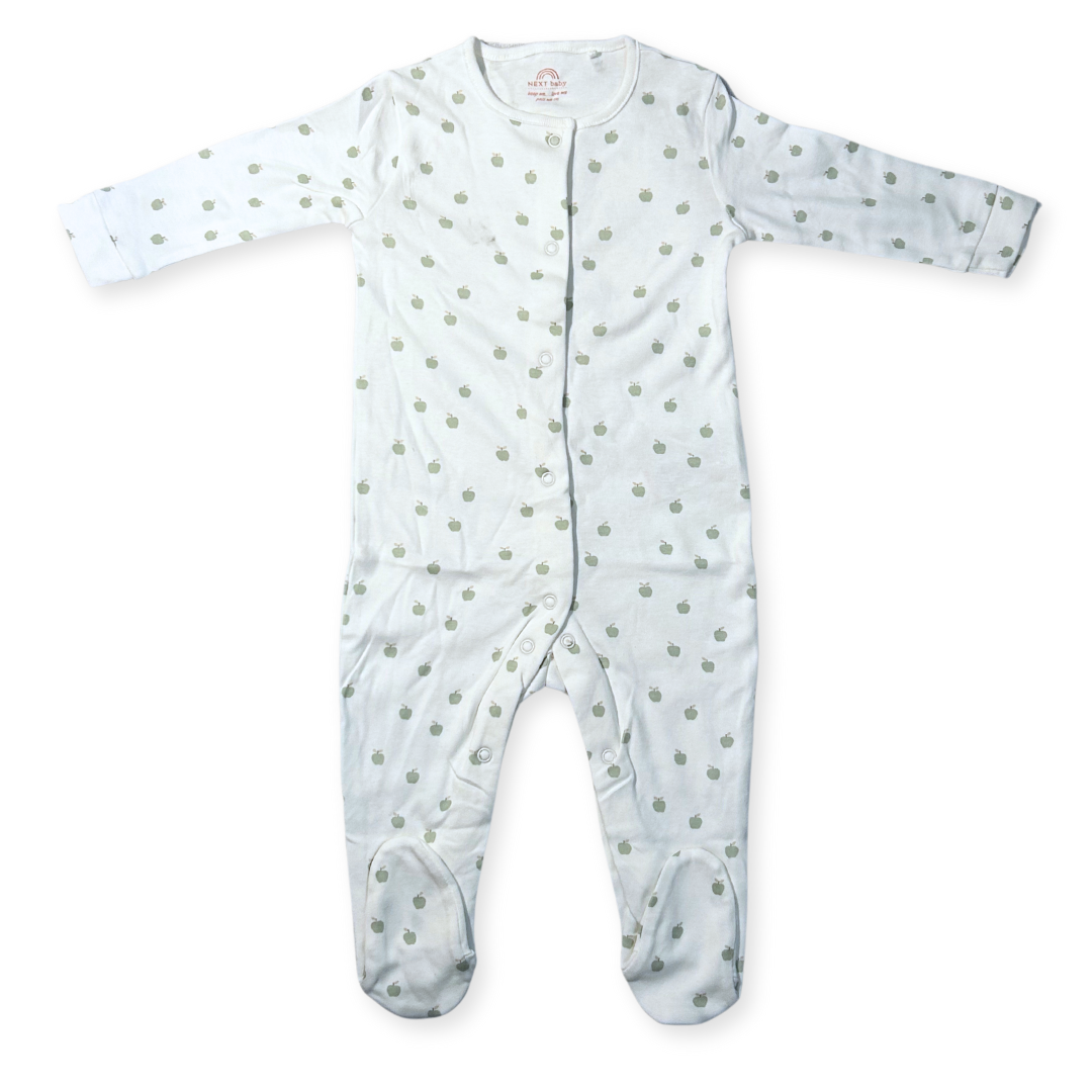 Next Baby Apple Onesie (<5lbs, 3-6 Months, 9-12 Months)