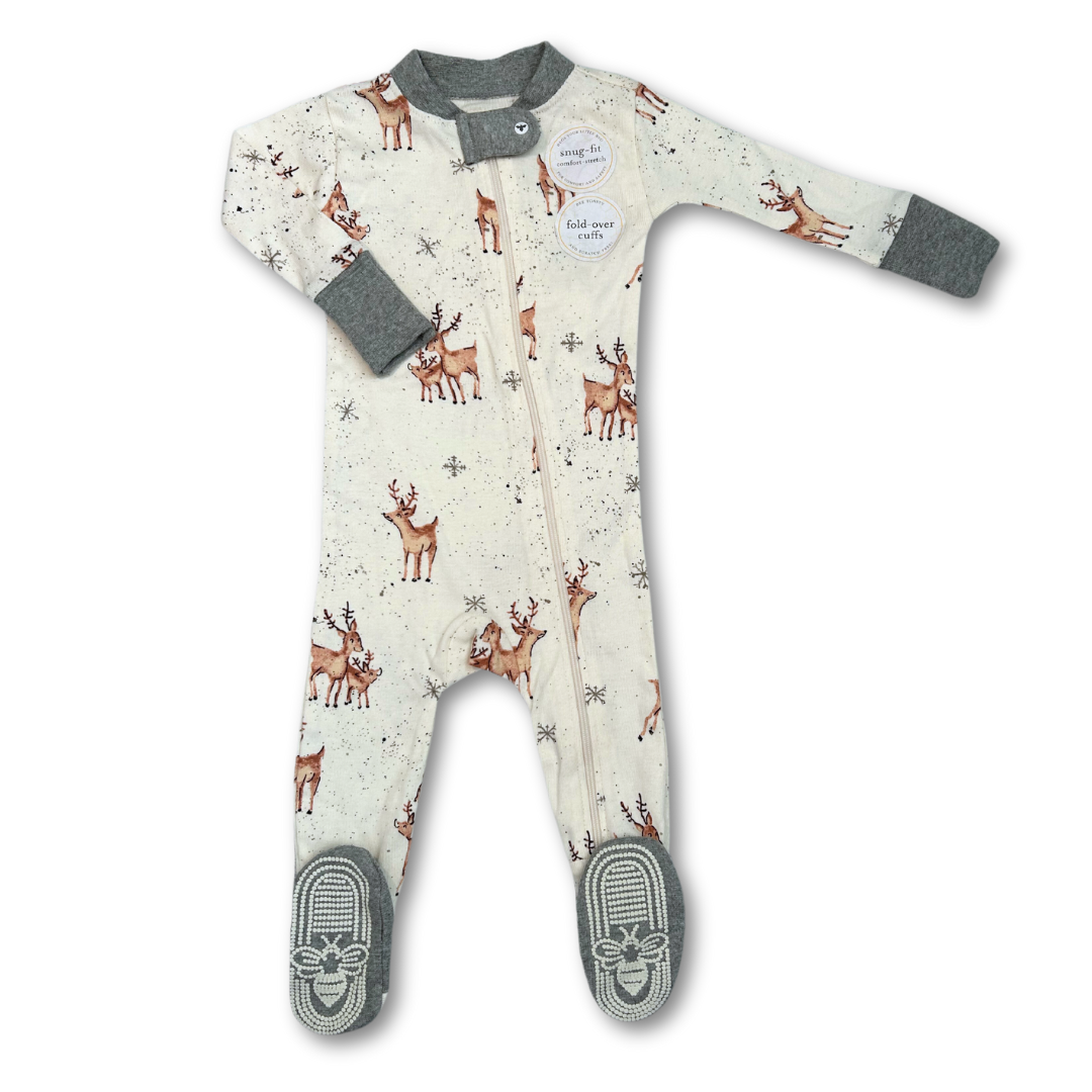 Burt’s Bees Reindeer Onesie (0-3 Months)